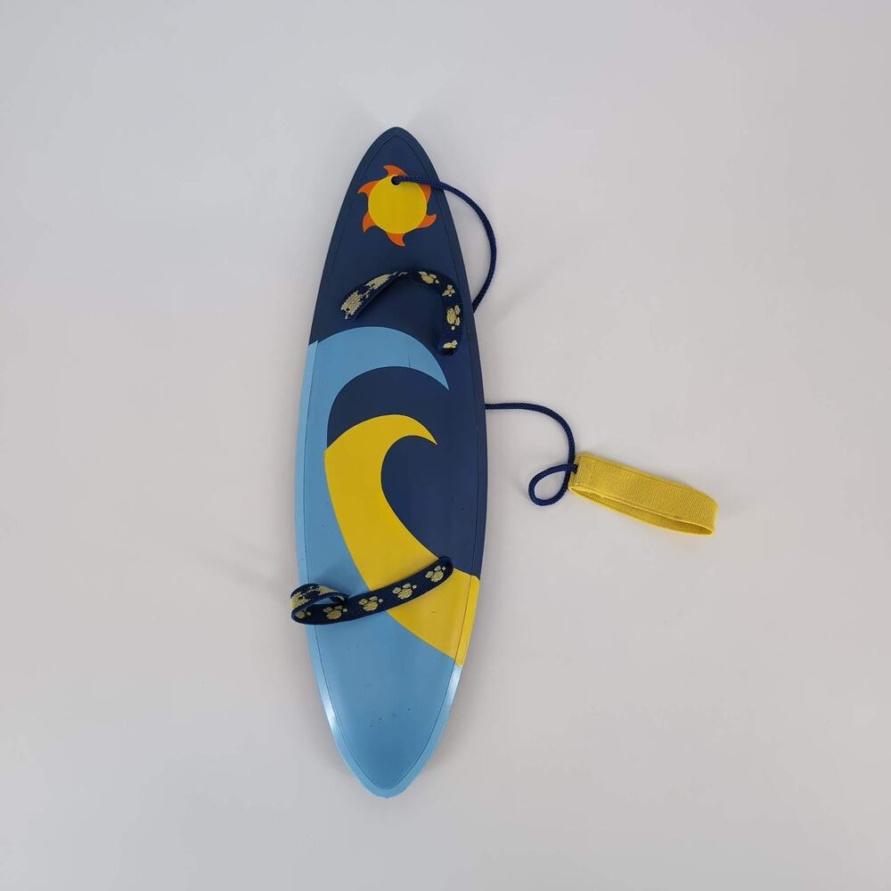 Build A Bear Workshop Blue & Yellow Catch A Wave 13" Surfboard with Strap - GUC - Picture 2 of 10